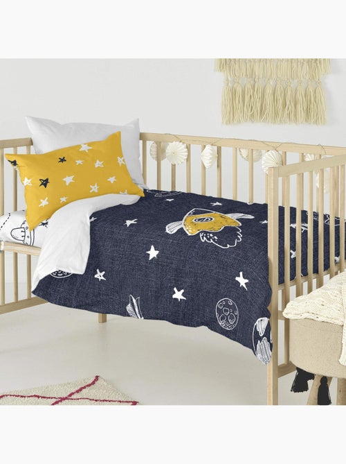 Parure housse de couette 2 pièces Starspace Lit Bébé "Happyfriday" - Kiabi Parure housse de couette 2 pièces Starspace Lit Bébé "Happyfriday" - Kiabi
