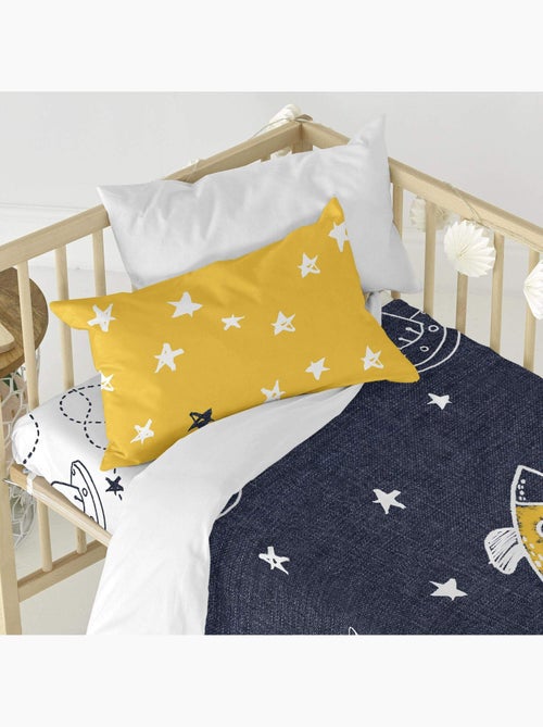Parure housse de couette 2 pièces Starspace Lit Bébé "Happyfriday" - Kiabi Parure housse de couette 2 pièces Starspace Lit Bébé "Happyfriday" - Kiabi