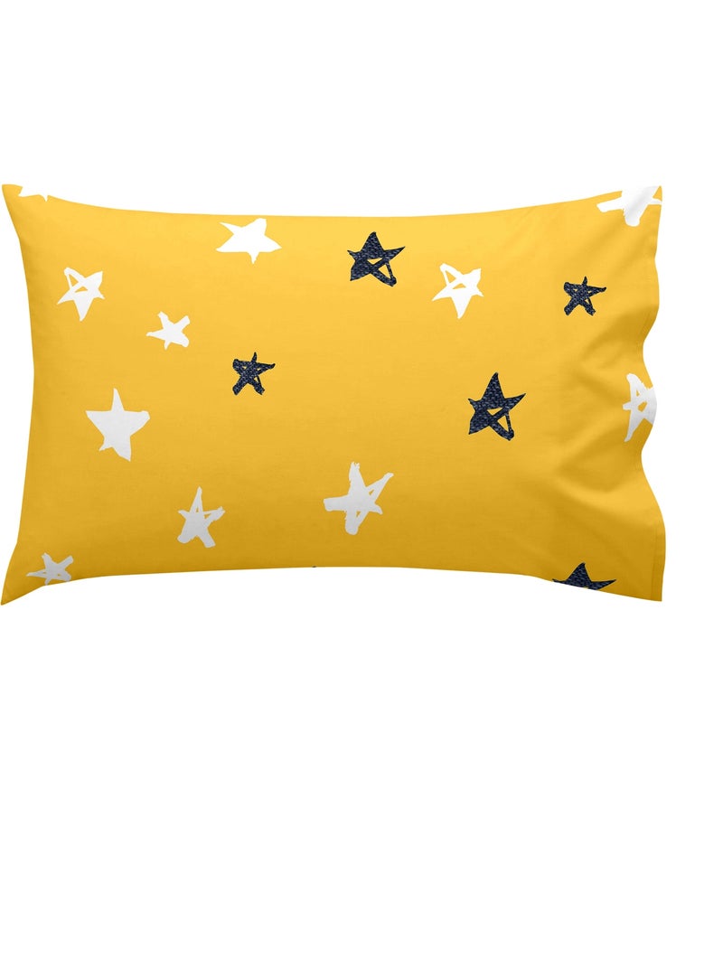 Parure housse de couette 2 pièces Starspace Lit Bébé "Happyfriday" Multicolore - Kiabi