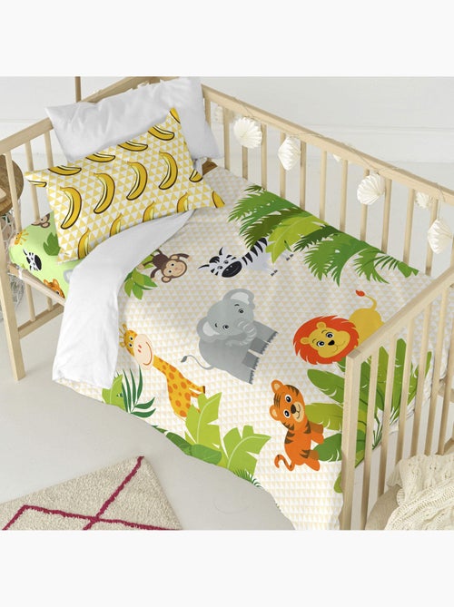Parure housse de couette 2 pièces Wild Lit Bébé "Happyfriday" - Kiabi Parure housse de couette 2 pièces Wild Lit Bébé "Happyfriday" - Kiabi