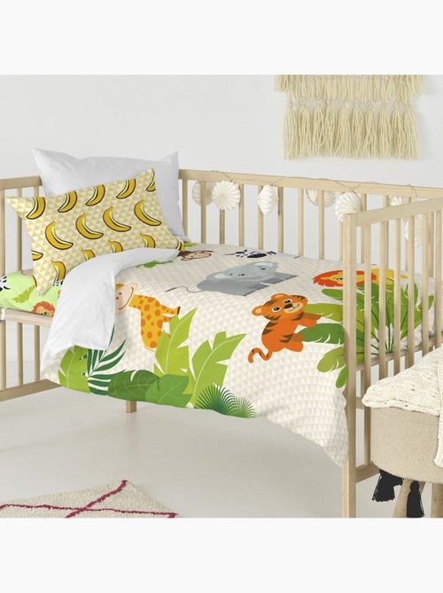 Parure housse de couette 2 pièces Wild Lit Bébé "Happyfriday" - Kiabi Parure housse de couette 2 pièces Wild Lit Bébé "Happyfriday" - Kiabi