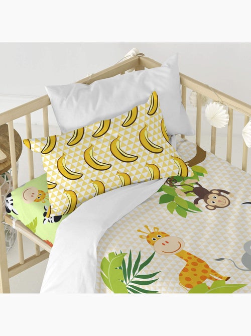 Parure housse de couette 2 pièces Wild Lit Bébé "Happyfriday" - Kiabi Parure housse de couette 2 pièces Wild Lit Bébé "Happyfriday" - Kiabi