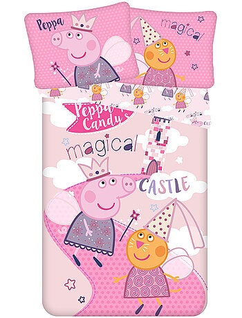 Parure housse de couette 'Peppa Pig' 100% coton – Modèle 2