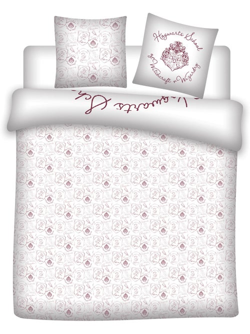 Parure Lit Double Harry Potter 240x220cm + 2 Taies 65x65cm – Poudlard Bordeaux – Polycoton - Kiabi Parure Lit Double Harry Potter 240x220cm + 2 Taies 65x65cm – Poudlard Bordeaux – Polycoton - Kiabi