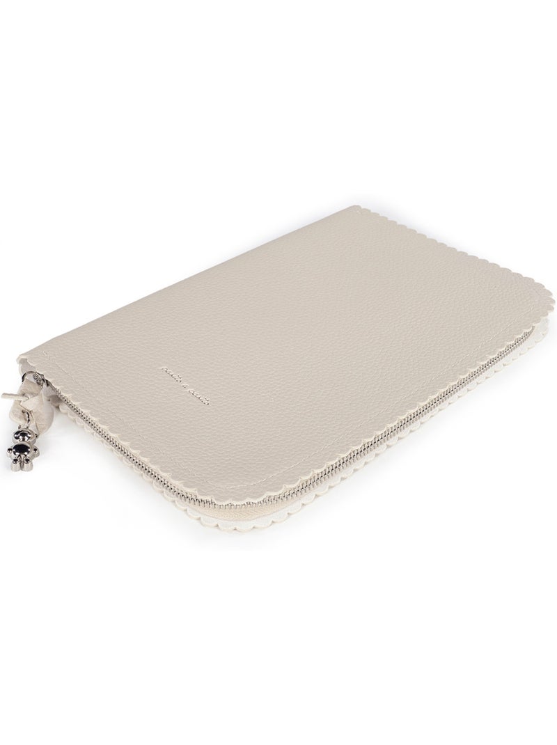 Pasito a pasito | protège carnet de santé bébé zippé icon Ecru - Kiabi