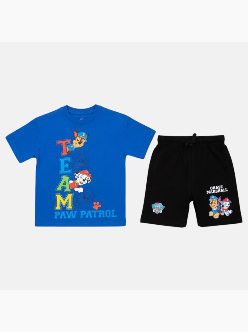 Pat Patrouille - Ensemble T-shirt et short avec personnage Bleu marine - Kiabi
