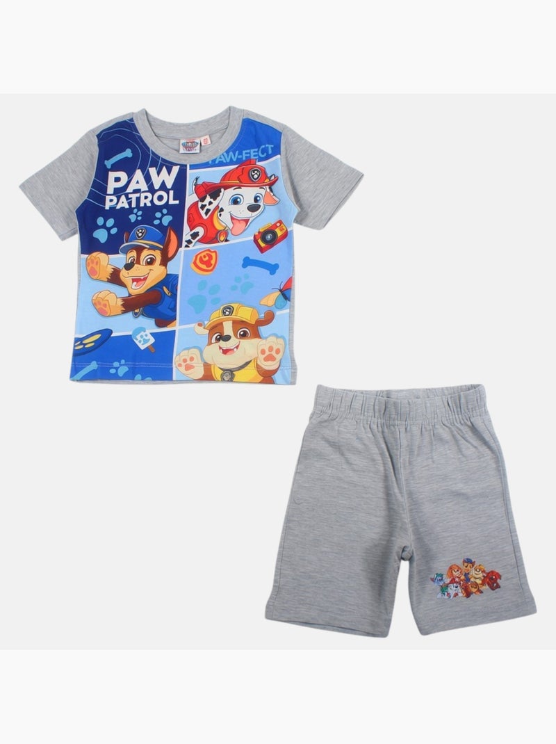 Pat Patrouille - Ensemble T-shirt et short avec personnage Gris - Kiabi