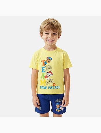 Pat Patrouille - Ensemble T-shirt et short avec personnage