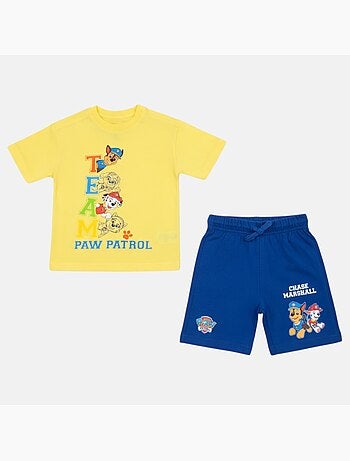 Pat Patrouille - Ensemble T-shirt et short avec personnage