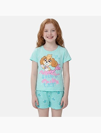 Pat Patrouille - Ensemble t-shirt et short fille imprimé