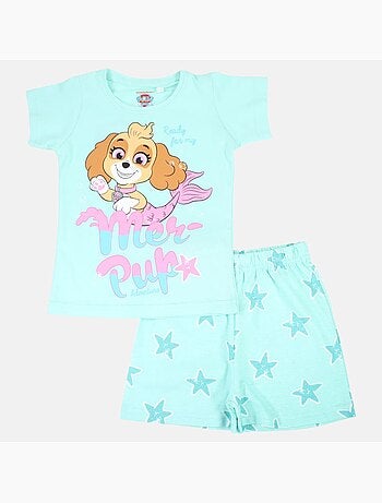Pat Patrouille - Ensemble t-shirt et short fille imprimé
