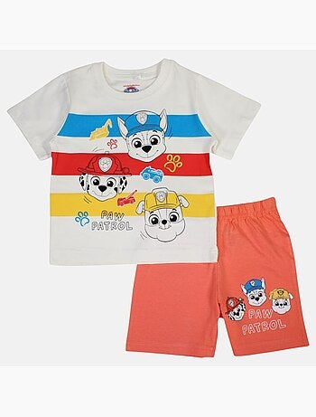 Pat Patrouille - Ensemble t-shirt et short garçon imprimé