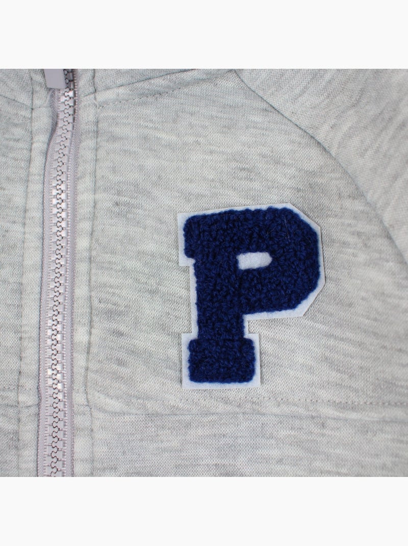 Pat patrouille - ensemble veste zippée col montant et pantalon de jogging, bas resserrés Gris - Kiabi