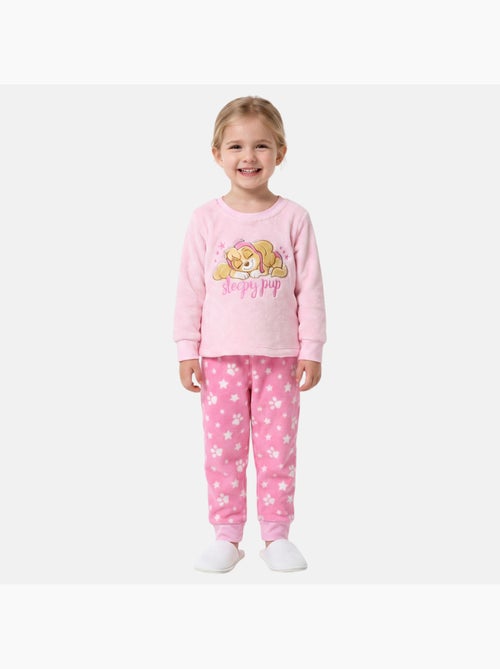 Pat patrouille - pyjama polaire fille avec personnage et pantalon motif - Kiabi Pat patrouille - pyjama polaire fille avec personnage et pantalon motif - Kiabi