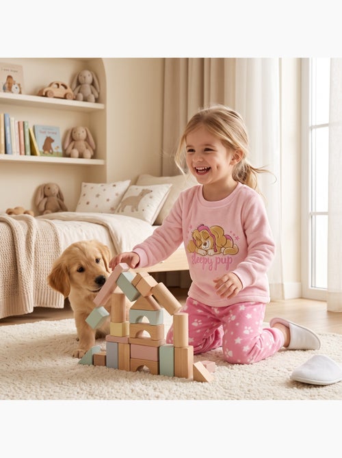 Pat patrouille - pyjama polaire fille avec personnage et pantalon motif - Kiabi Pat patrouille - pyjama polaire fille avec personnage et pantalon motif - Kiabi