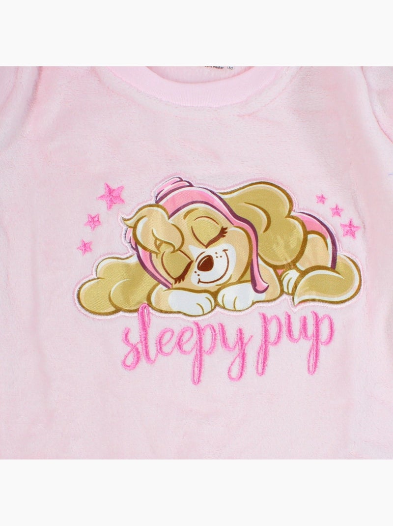 Pat patrouille - pyjama polaire fille avec personnage et pantalon motif Rose - Kiabi