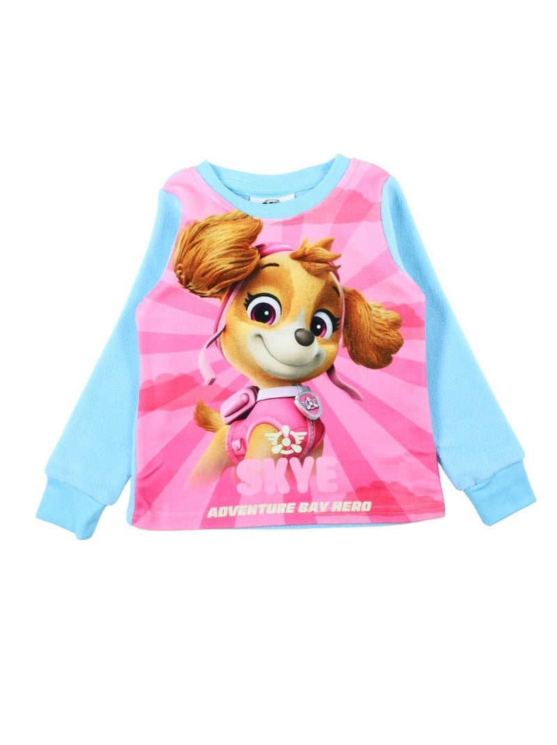 Pat Patrouille - Pyjama polaire fille imprim? Bleu - Kiabi