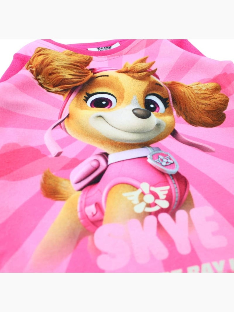Pat Patrouille - Pyjama polaire fille imprimé Rose - Kiabi