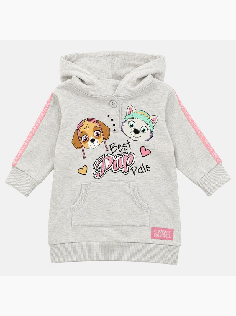 Pat Patrouille - Robe bébé polaire imprimée Gris - Kiabi