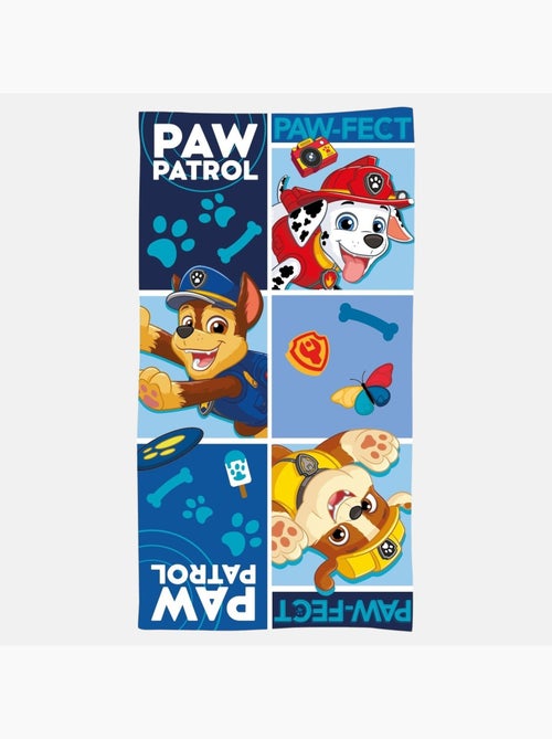 Pat Patrouille - Serviette de plage décor et personnages - Kiabi
