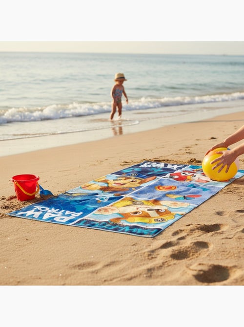 Pat Patrouille - Serviette de plage décor et personnages - Kiabi