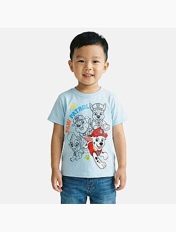 Pat Patrouille - T-shirt manches courtes garçon avec personnage