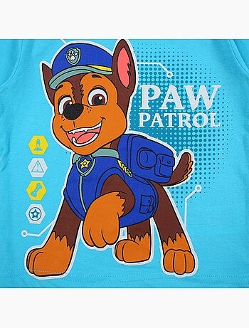 Pat Patrouille - T-shirt manches courtes personnage avec short motif