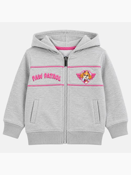 Pat Patrouille - Veste sweat à capuche fille imprimée - Kiabi