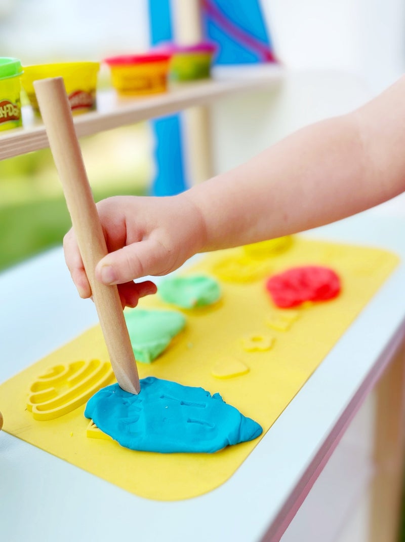 Pâte à modeler 6 pots + Tablier imperméable et accessoires Roba x Play-Doh N/A - Kiabi