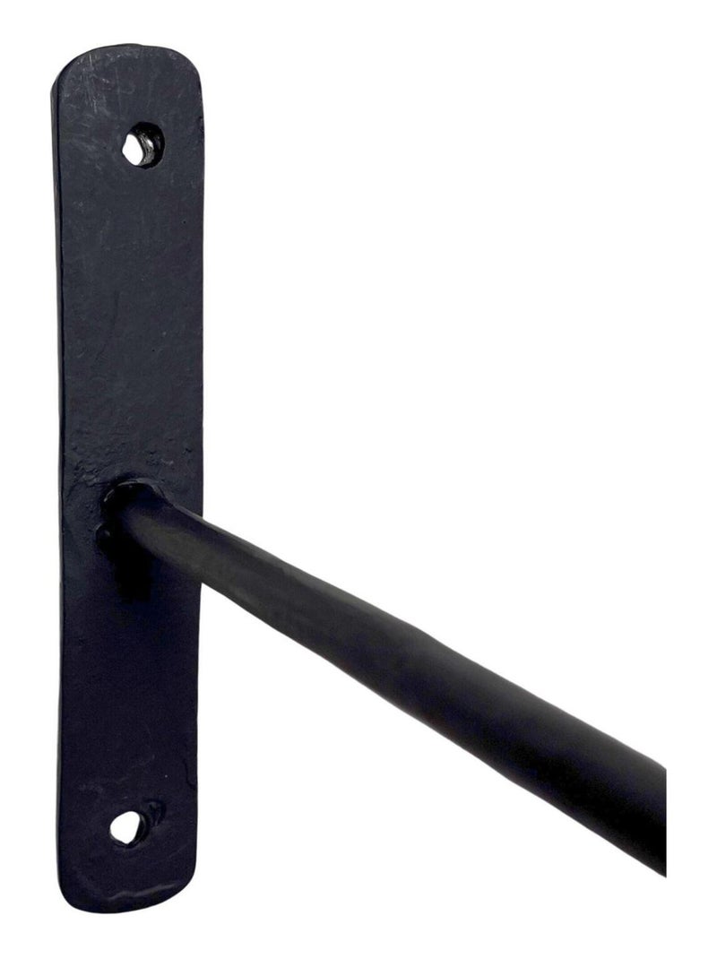 Patère potence pour luminaire ou plante droit Noir - Kiabi