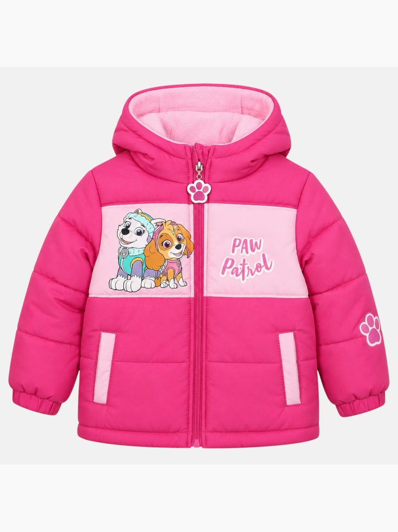 Paw Patrol - Gewatteerde jas meisje bedrukt Roze - Kiabi