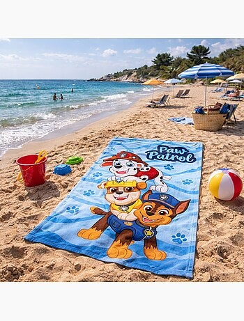 Paw patrol - handdoek polyester kind bedrukt