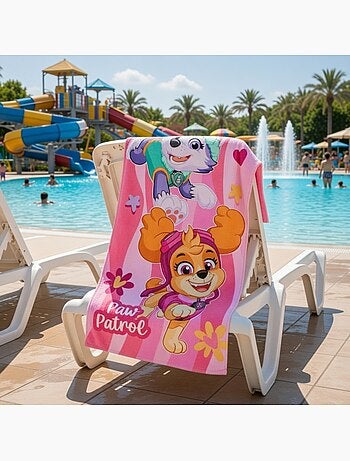 Paw patrol - handdoek polyester kind bedrukt