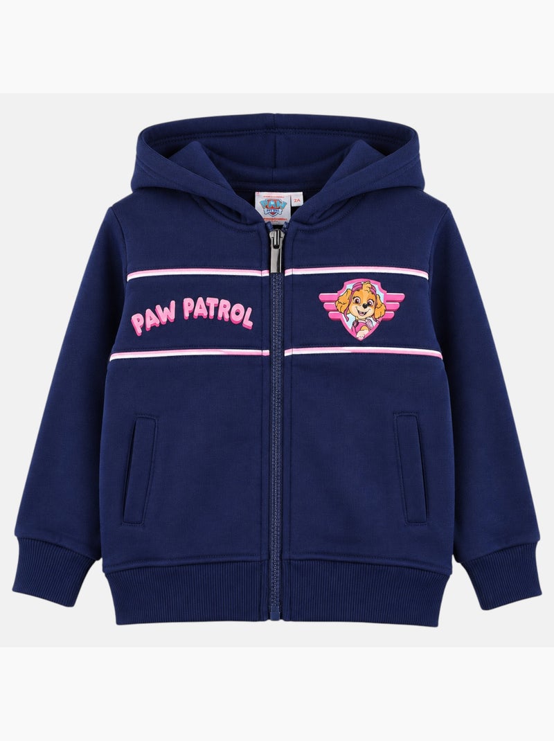 Paw Patrol - Jas met capuchon jongen bedrukt Marineblauw - Kiabi