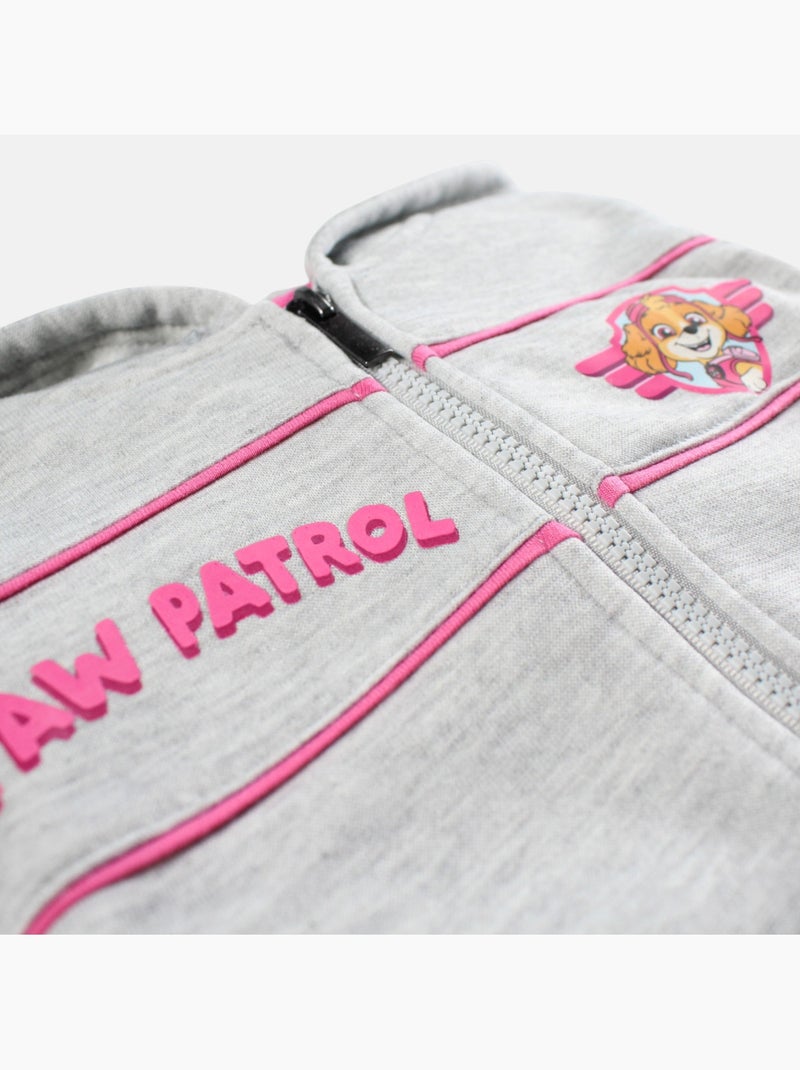 Paw Patrol - Jas met capuchon meisje bedrukt Grijs - Kiabi