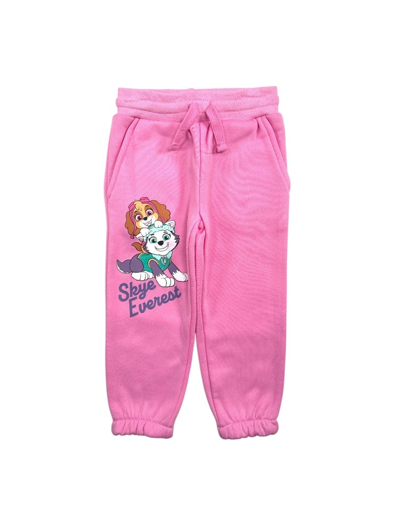 Paw Patrol - Joggingpak set meisje jas en broek bedrukt Roze - Kiabi