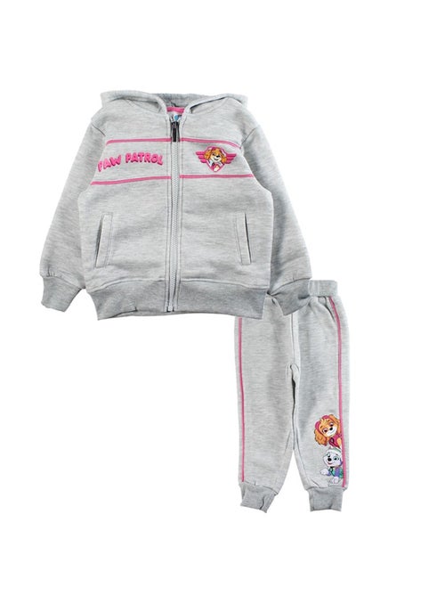 Paw Patrol - Joggingpak set meisje jas met capuchon en broek bedrukt - Kiabi