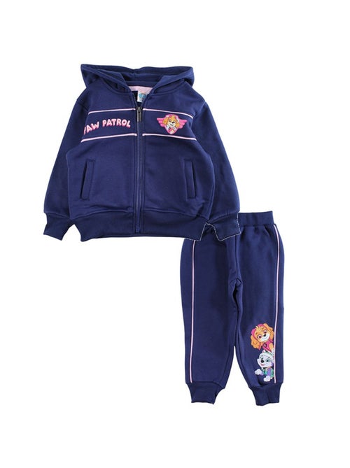 Paw Patrol - Joggingpak set meisje jas met capuchon en broek bedrukt - Kiabi