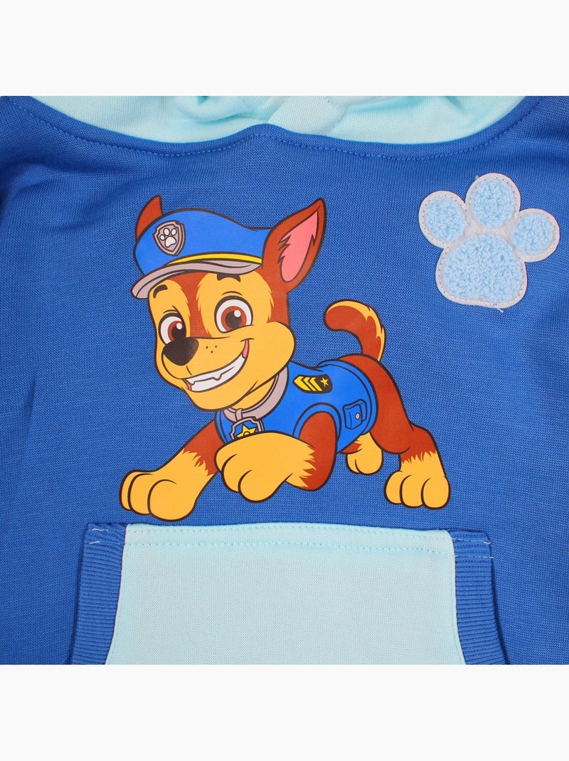 Paw patrol -  jongens set met hoodie en joggingbroek Blauw - Kiabi