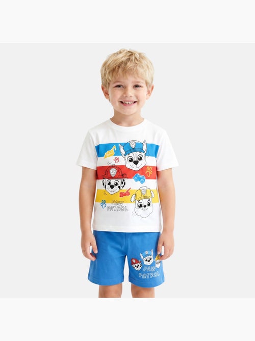 Paw Patrol - Set T-shirt en short jongen bedrukt - Kiabi