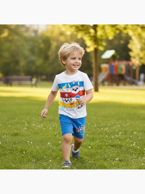 Paw Patrol - Set T-shirt en short jongen bedrukt - Kiabi