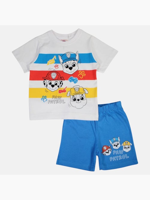 Paw Patrol - Set T-shirt en short jongen bedrukt - Kiabi