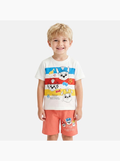 Paw Patrol - Set T-shirt en short jongen bedrukt - Kiabi