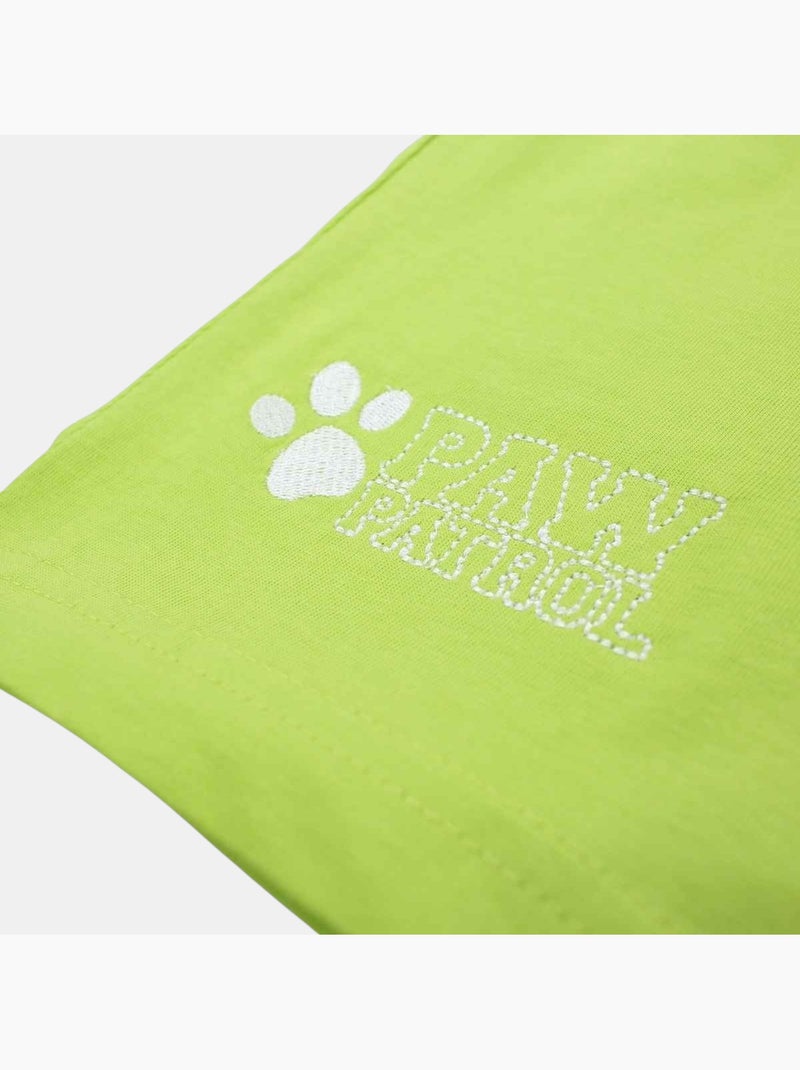 Paw Patrol - Set T-shirt en short kind bedrukt Groen - Kiabi