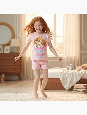 Paw Patrol - Set T-shirt en short meisje bedrukt