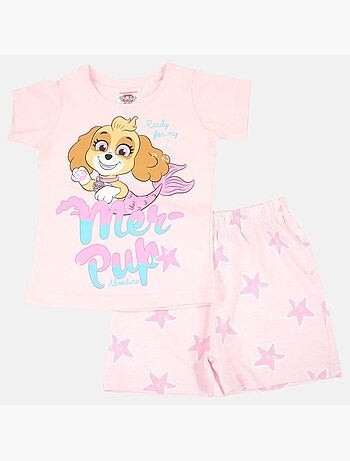Paw Patrol - Set T-shirt en short meisje bedrukt