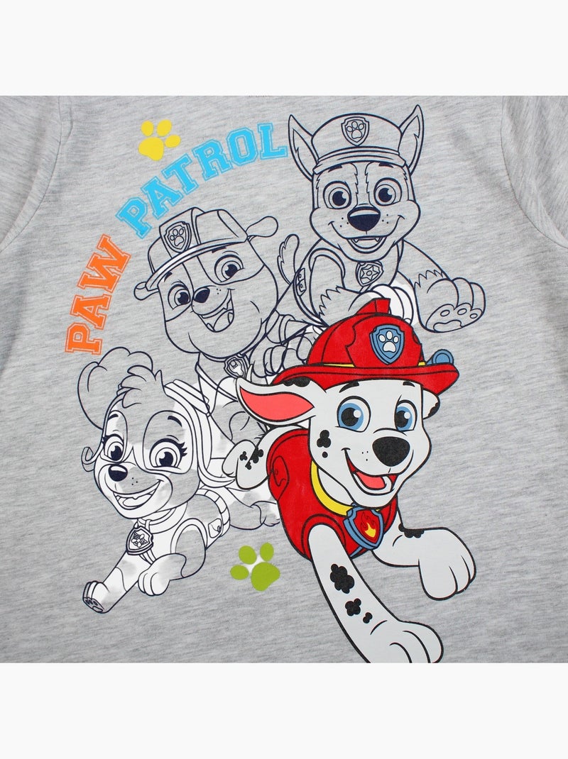 Paw Patrol - T-shirt korte mouwen  jongen Grijs - Kiabi