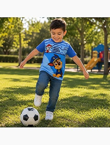 Paw Patrol - T-shirt korte mouwen kind bedrukt