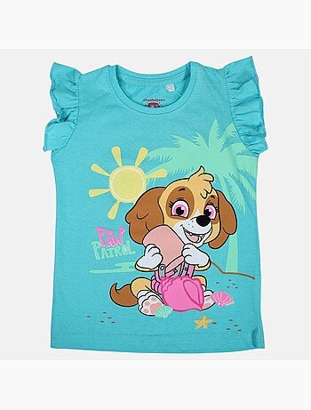 Paw Patrol - T-shirt korte mouwen meisje bedrukt
