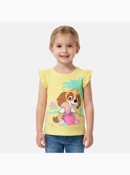 Paw Patrol - T-shirt korte mouwen meisje bedrukt - Kiabi